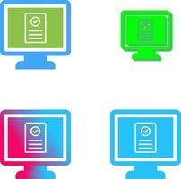 Online appointment Icon Design vector