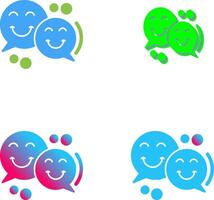 Chatting Icon Design vector