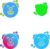 Clown Icon Design vector