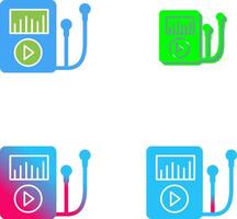 Music Player Icon Design vector