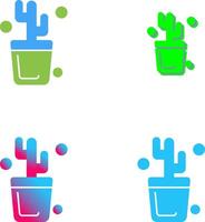 Cactus Icon Design vector