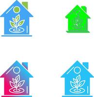 Plant Icon Design vector