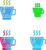 diseño de icono de té vector