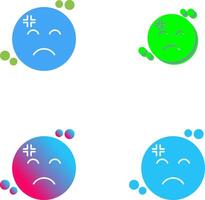 Dissapointment Icon Design vector