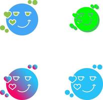 Flirty Icon Design vector