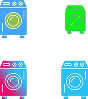 Washing Machine Icon Design vector