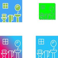 Bathroom Icon Design vector