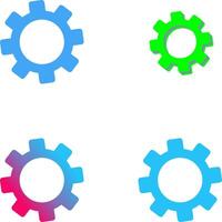 Cogwheel Icon Design vector