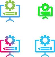 Blueprint Icon Design vector