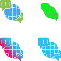 Chat Icon Design vector