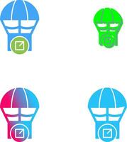 Parachute Icon Design vector