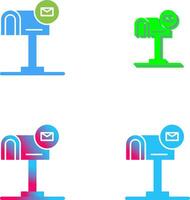 Mail Box Icon Design vector