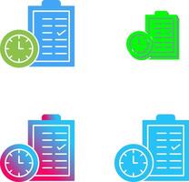 Time Planing Icon Design vector