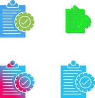 Check List Icon Design vector