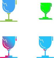 Glass Icon Design vector