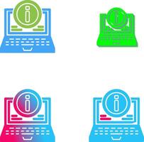 Laptop Icon Design vector