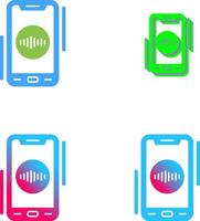 Recorder Icon Design vector