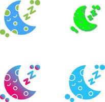 dormido icono diseño vector