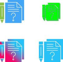 Question Icon Design vector