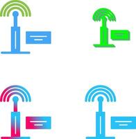 Signal Icon Design vector