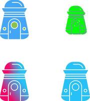 Space Capsule Icon Design vector