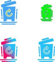Bin Icon Design vector
