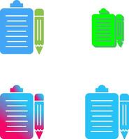 Clipboard Icon Design vector