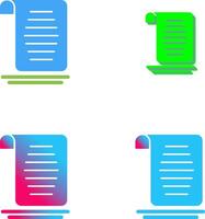 Document Icon Design vector
