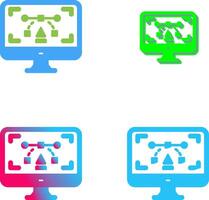 Desktop Icon Design vector