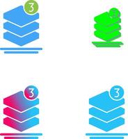 Layers Icon Design vector