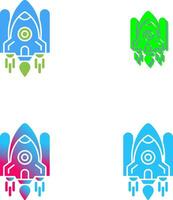 Space Shuttle Icon Design vector