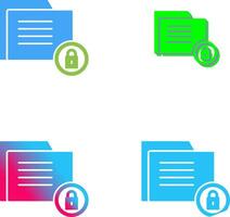 Data Security Icon Design vector