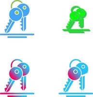 Key Icon Design vector