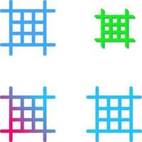 Square Layout Icon Design vector