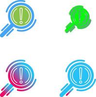 Problem Icon Design vector