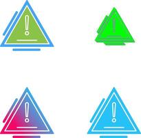 Warning Icon Design vector