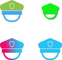 Police Hat Icon Design vector