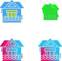 Natural Disaster Icon Design vector