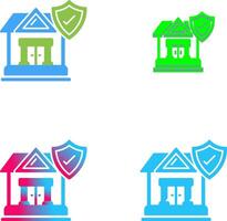 House Protection Icon Design vector