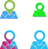 Map Icon Design vector