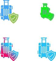 Travel Protection Icon Design vector