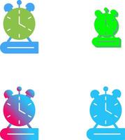 diseño de icono de reloj de alarma vector