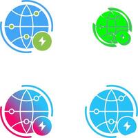 Globe Earth Icon Design vector