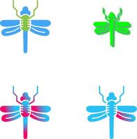 Dragonfly Icon Design vector