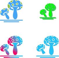 Mushroom Icon Design vector