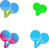 Ping Pong Icon Design vector