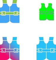 Life Jacket Icon Design vector