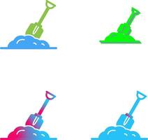 Digging Icon Design vector