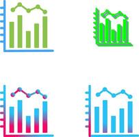 Histogram Icon Design vector