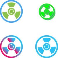 Nuclear Icon Design vector